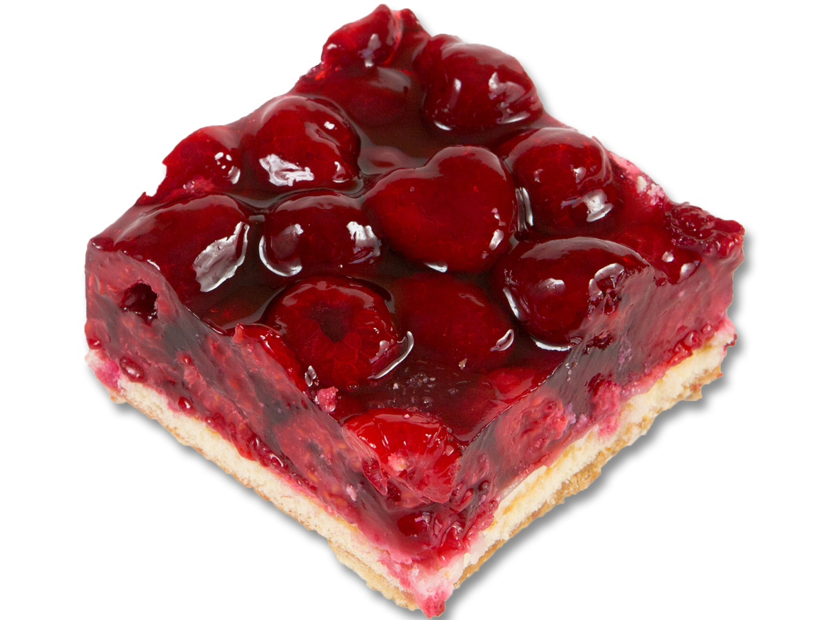 Himbeer-Obstschnitte